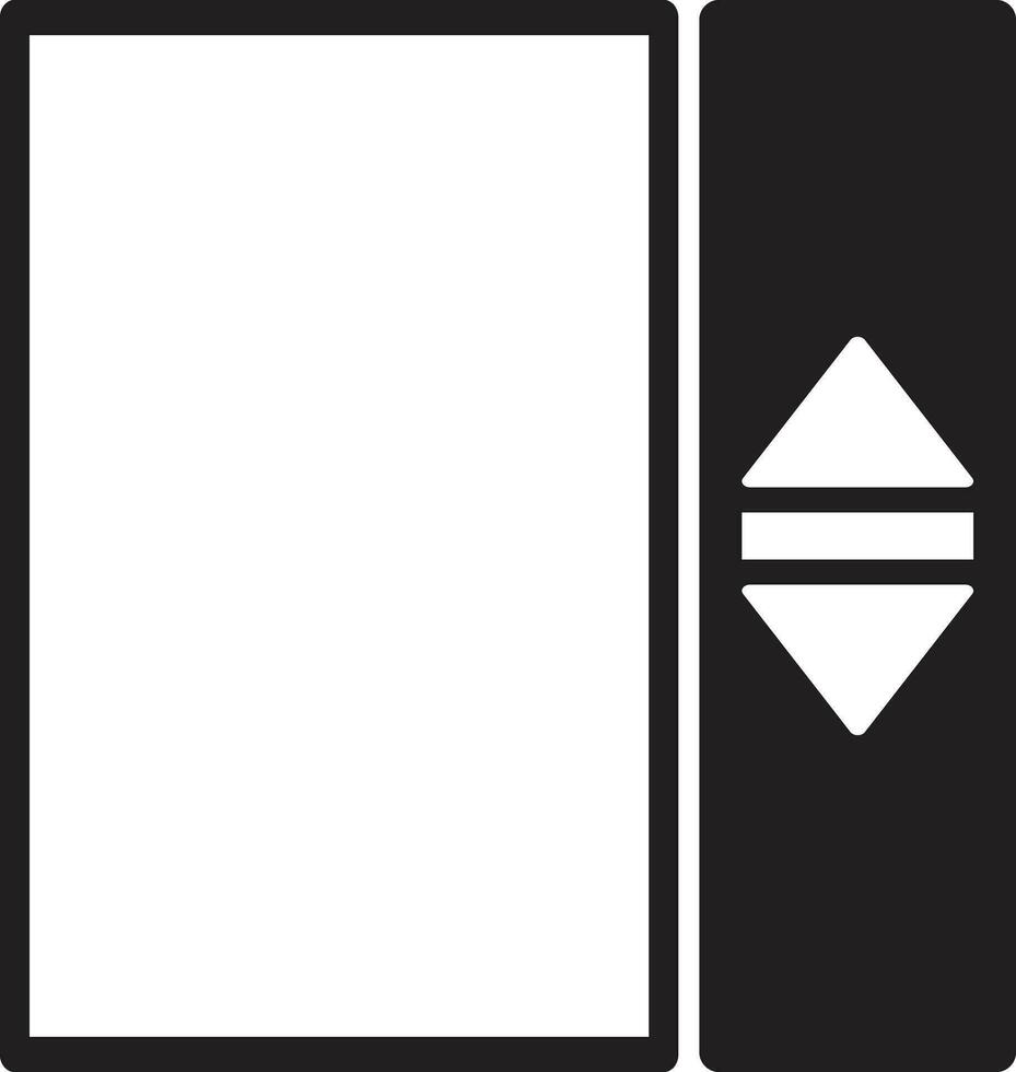 lift icoon geïsoleerd Aan wit achtergrond . vector