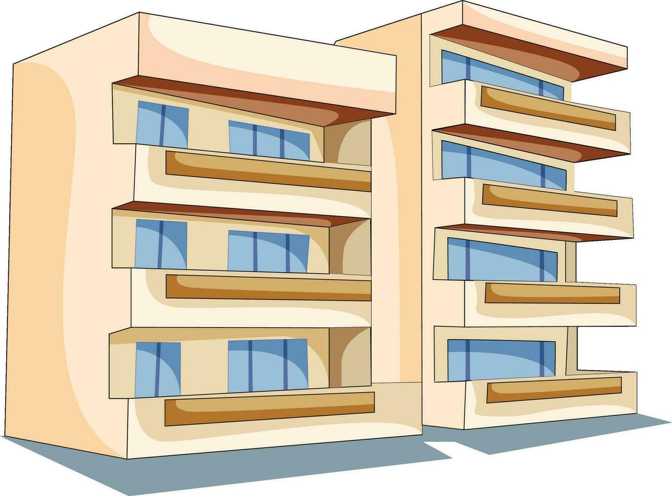 gebouw vectorillustratie vector