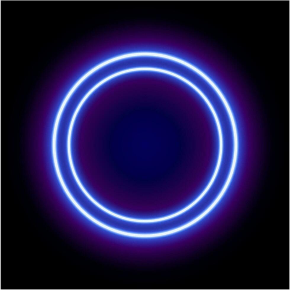 neon abstract ronde. vector