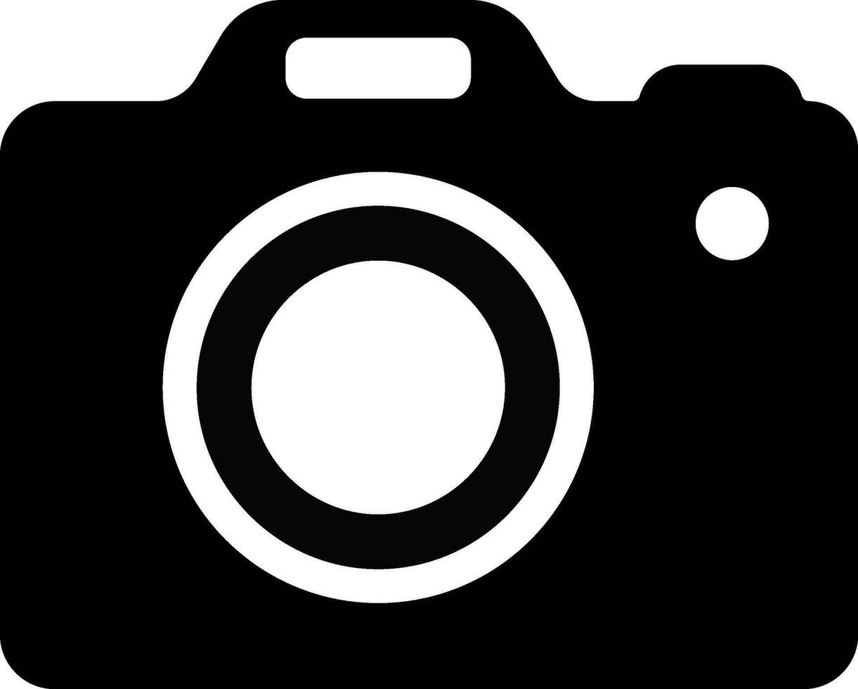 camera dslr silhouet vector illustratie