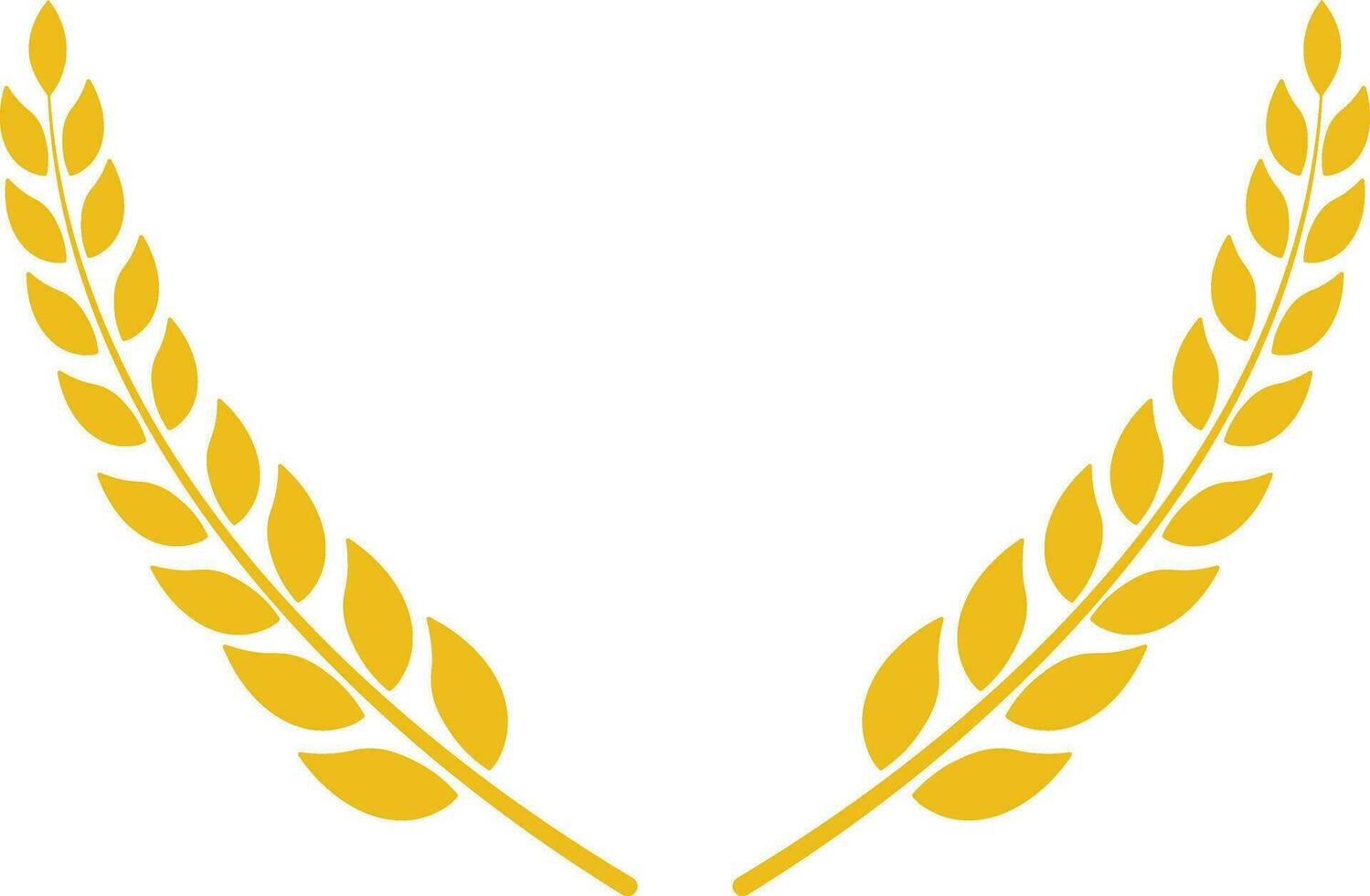 rijstveld blad logo vector illustratie