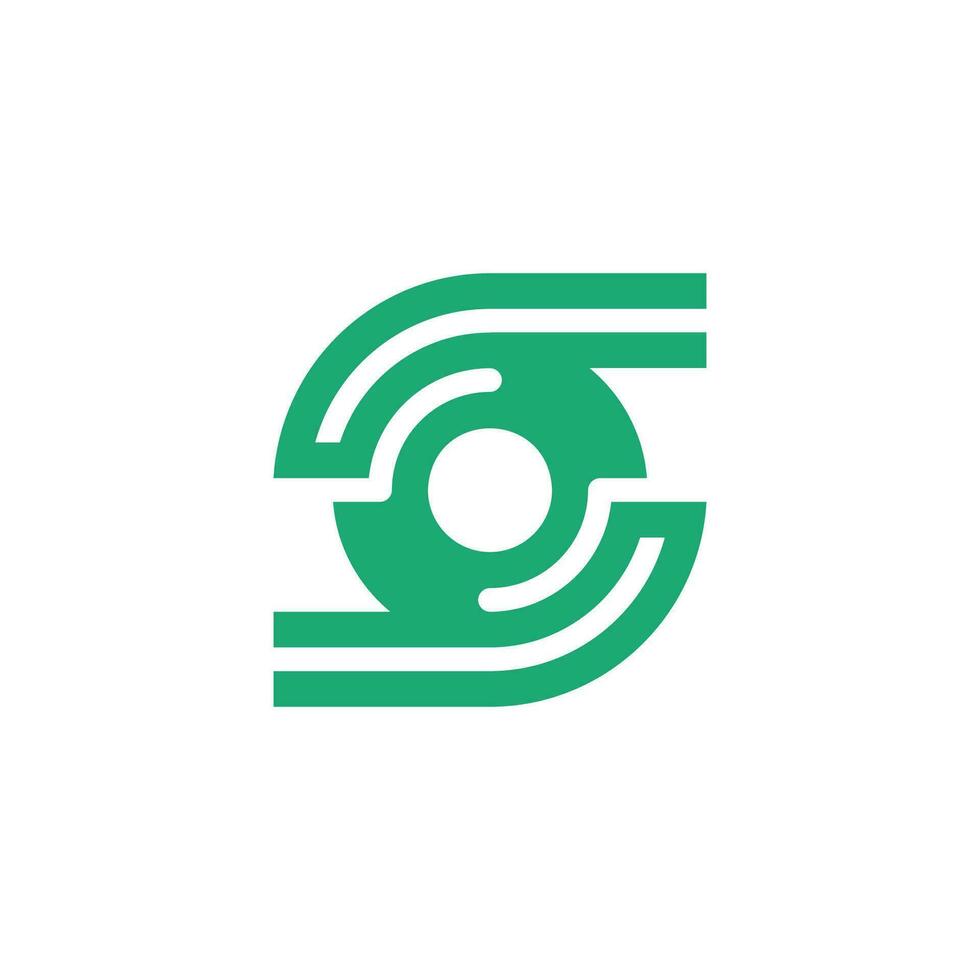 brief s kern technologie logo vector