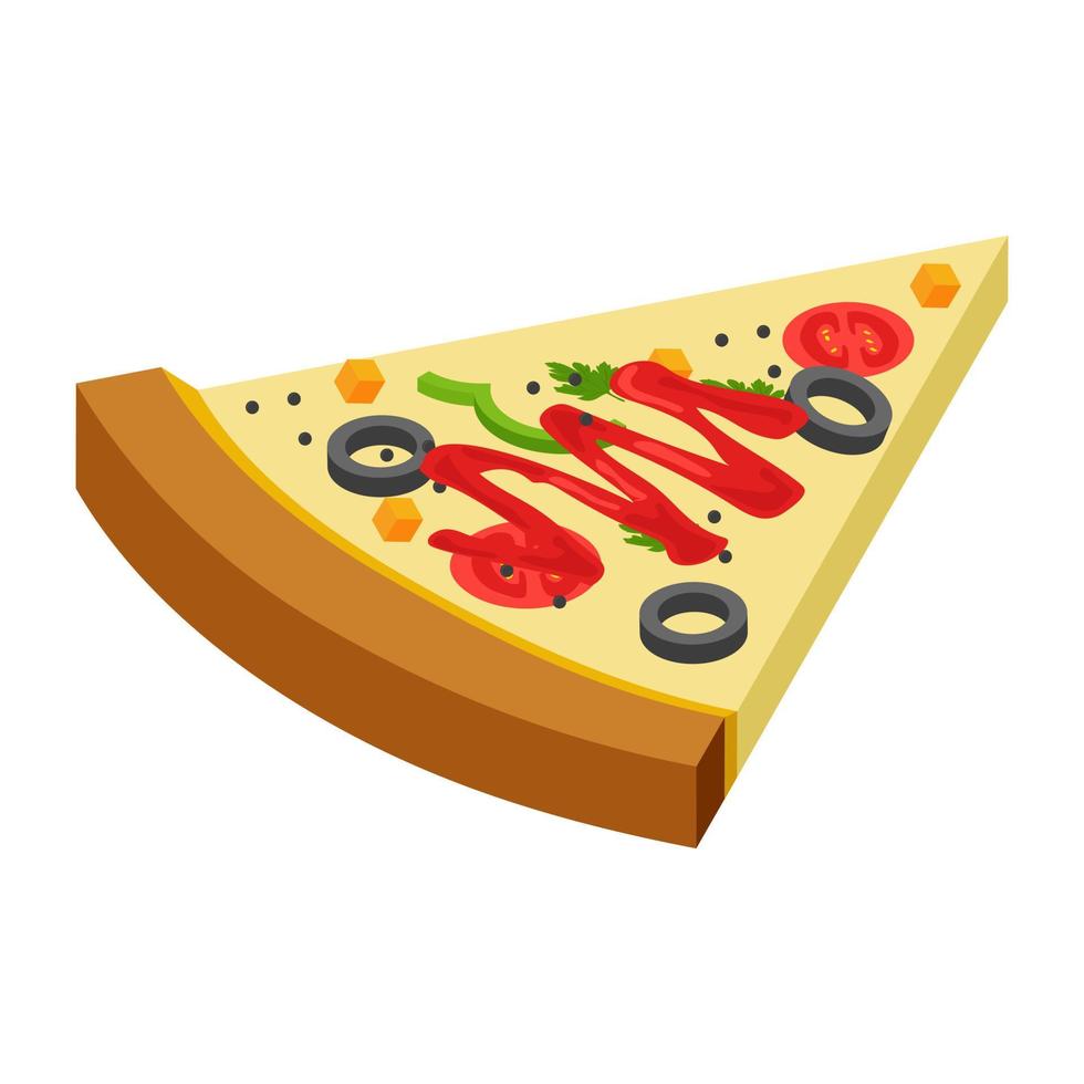 trendy pizzapunt vector