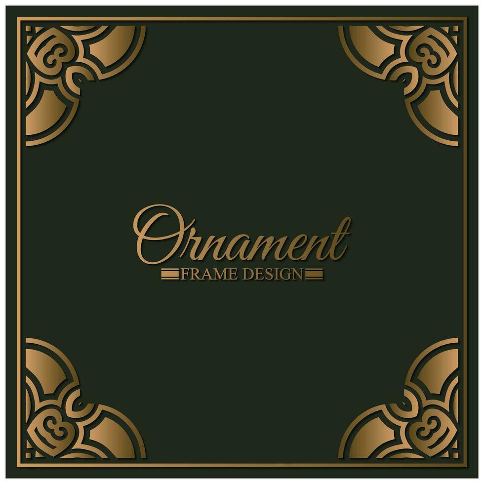 elegante decoratieve frame ontwerp achtergrond vector