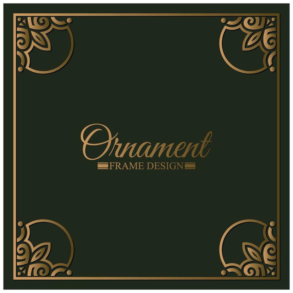 elegante decoratieve frame ontwerp achtergrond vector