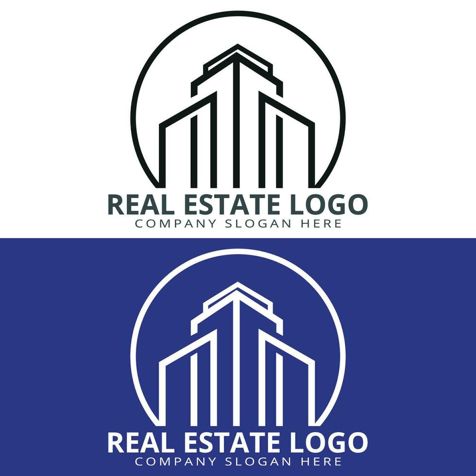 vector logo voor echt landgoed huis oplossingen dat is een huis oplossing.