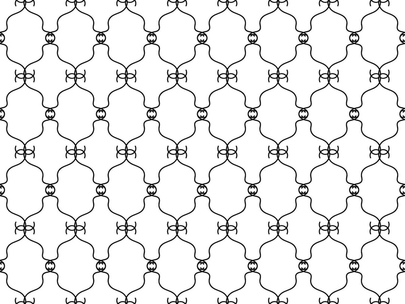 abstract naadloos zwart en wit patroon vector