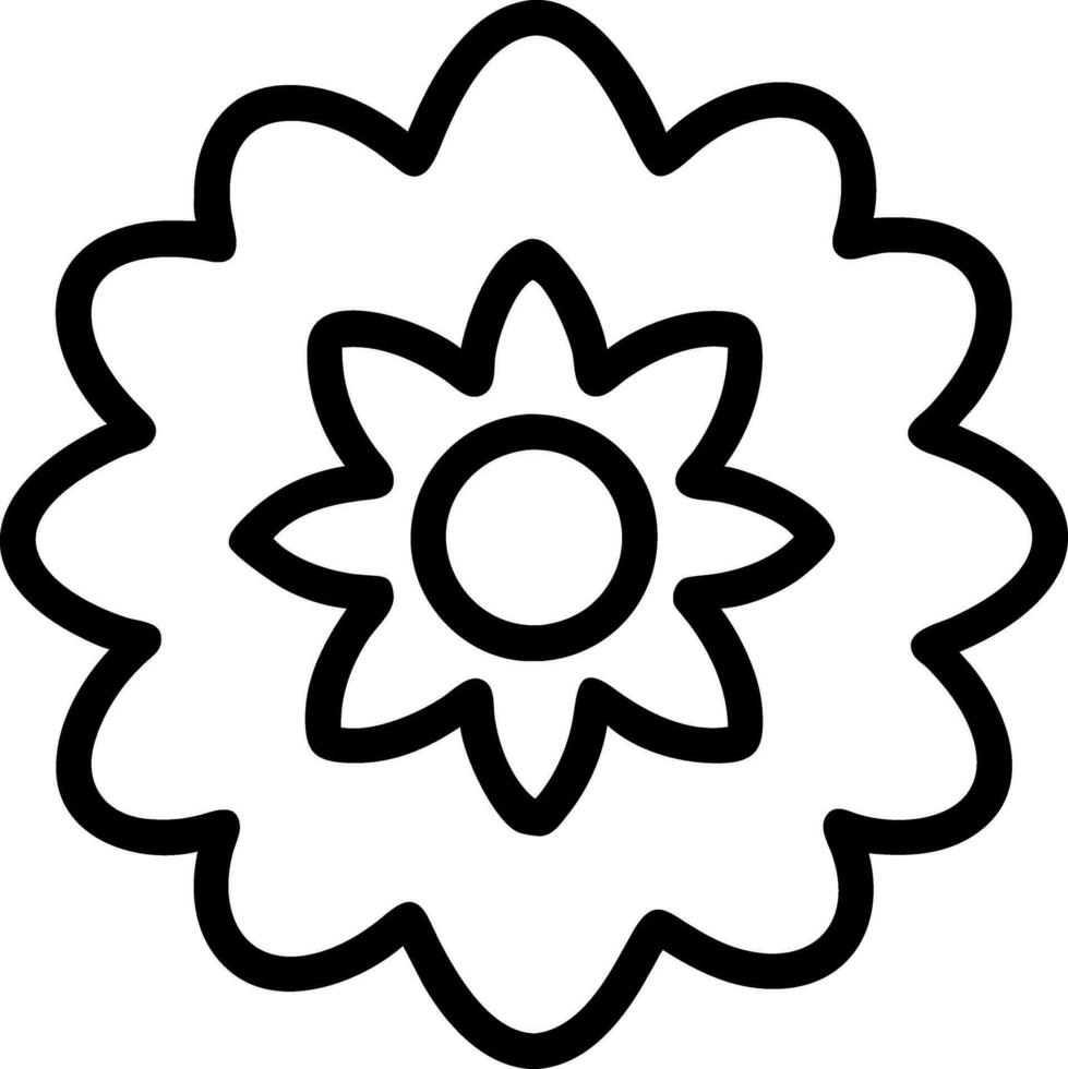 kleurboek bloem vector