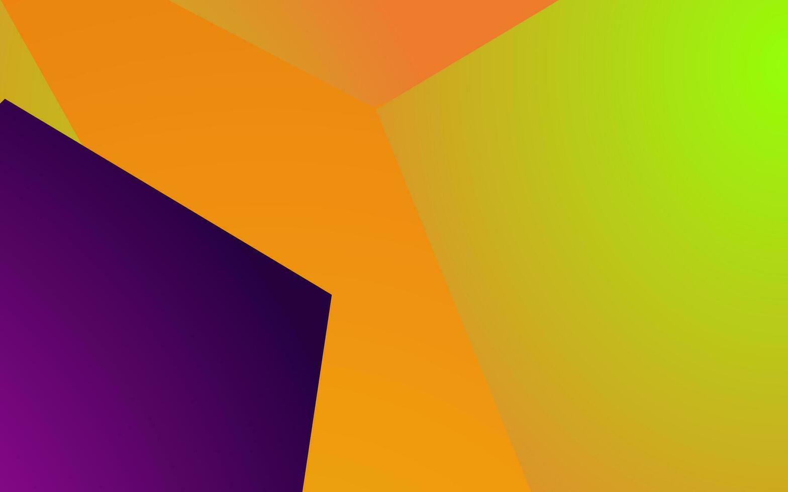 een kleurrijk abstract achtergrond met een geel, oranje en Purper ontwerp voor sociaal media en web vector