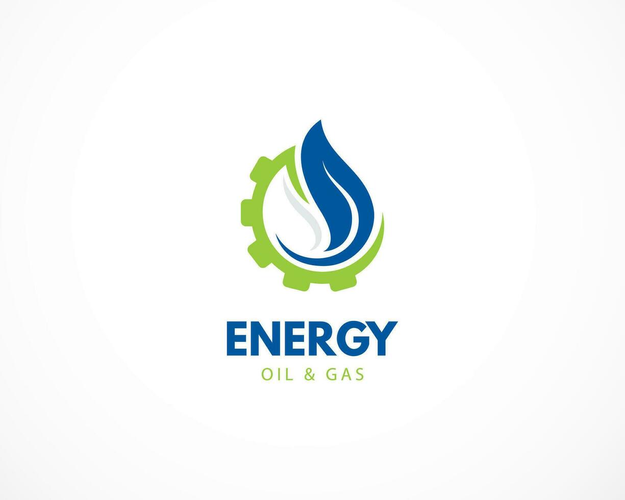 gas- en olie logo sjabloon ontwerp, symbool, icoon vector