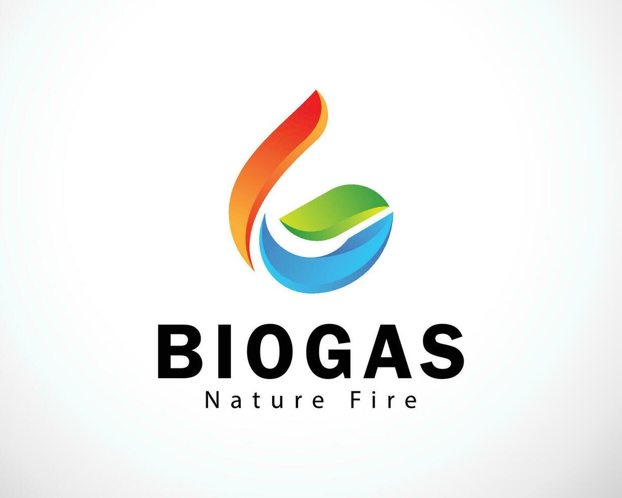 olie en gas- logo creatief icoon vector symbool industrie gas- bedrijf natuur brand vlam water laten vallen ontwerp concept