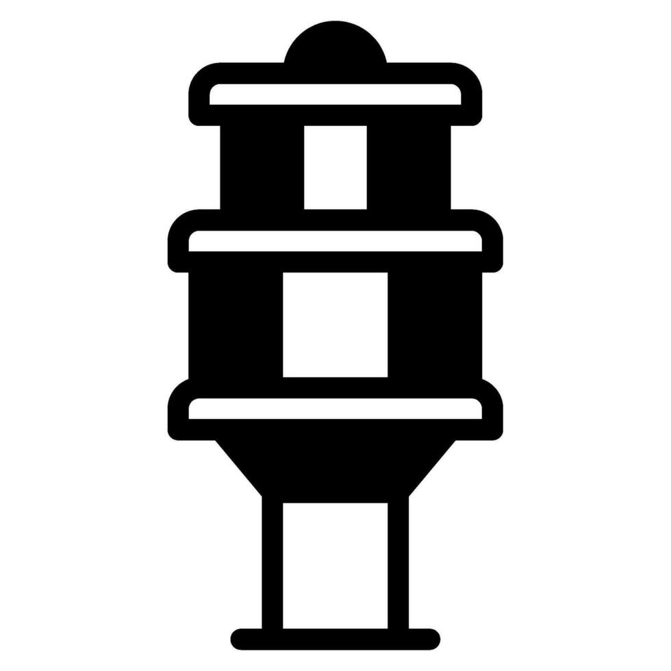 reizen controle toren illustratie vector