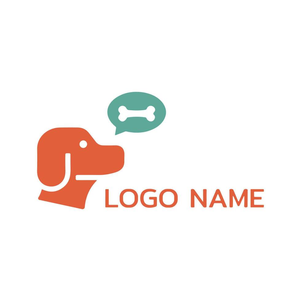 hond logo vector. huisdier vriendelijk logo. dier logotype concept. vector illustratie.