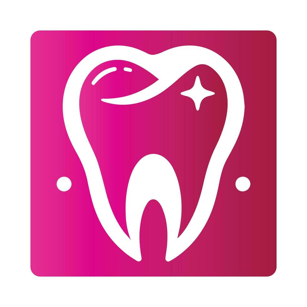 tanden tand logo ontwerp vector illustratie