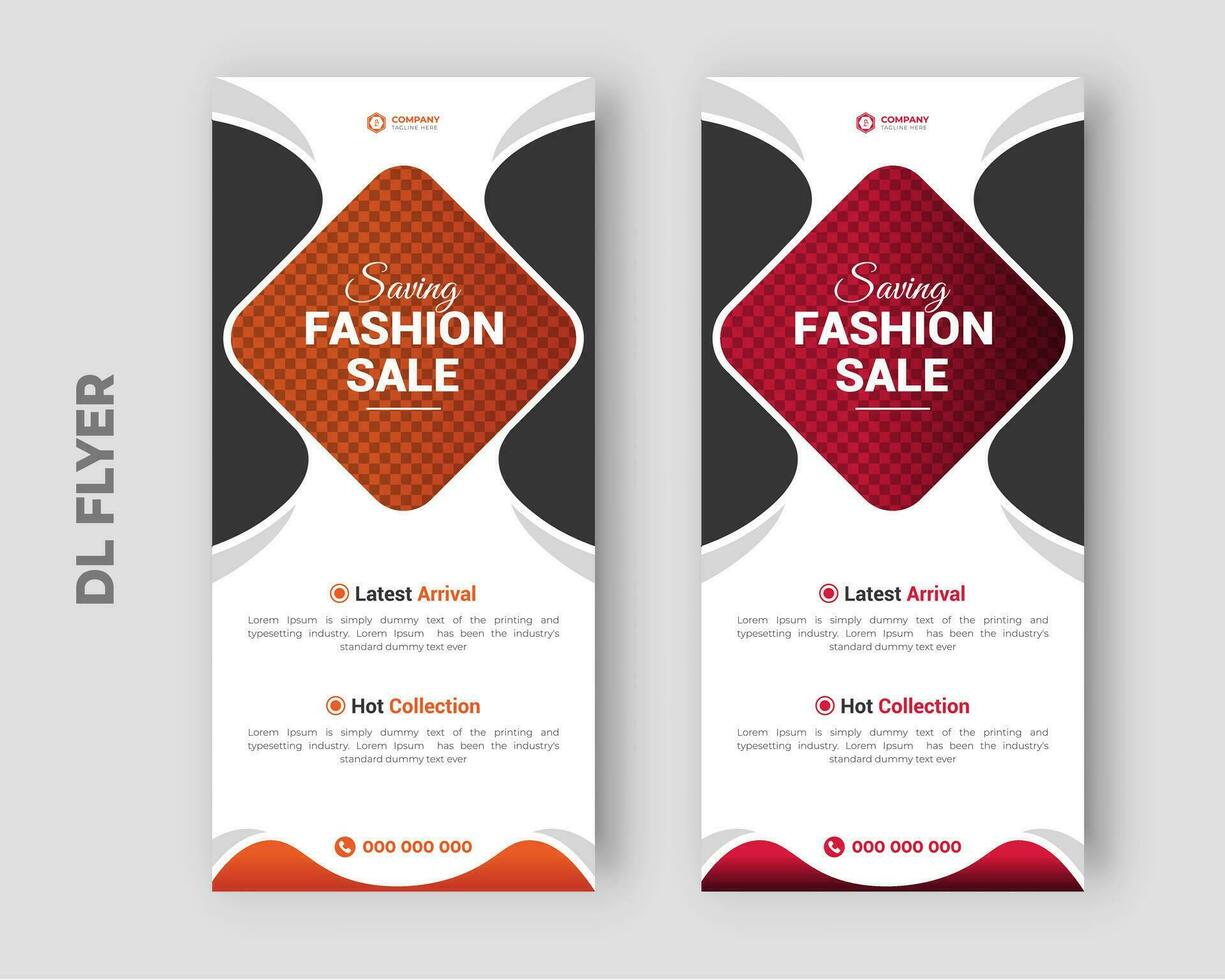 mode folder ontwerp sjabloon en online modern boodschappen doen Hoes poster vector