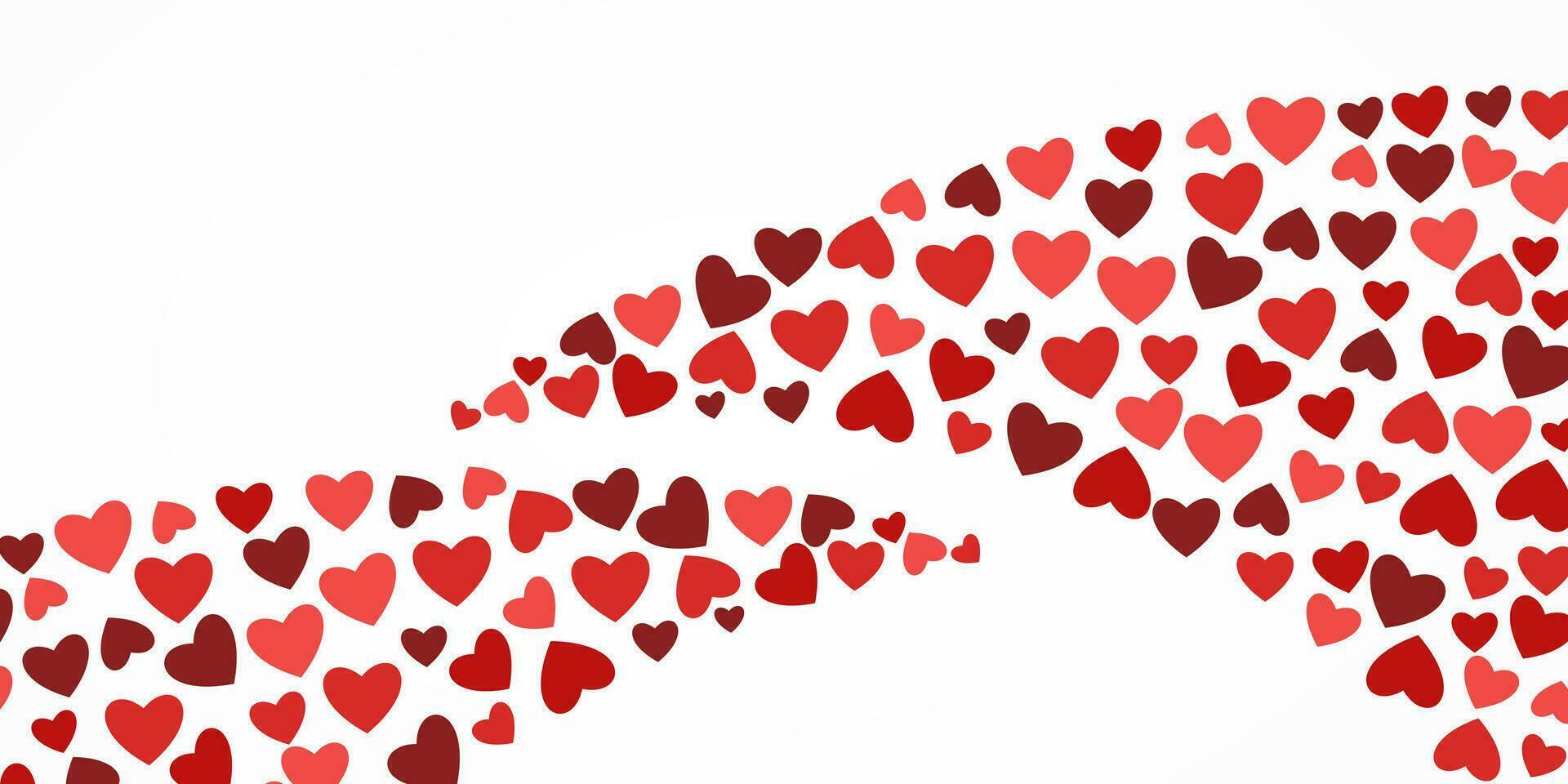 abstract achtergrond met aantrekkelijk hart pictogrammen. ontwerp voor valentijnskaarten, verjaardagen, partijen. vector voor banier, groet kaart, poster, web.