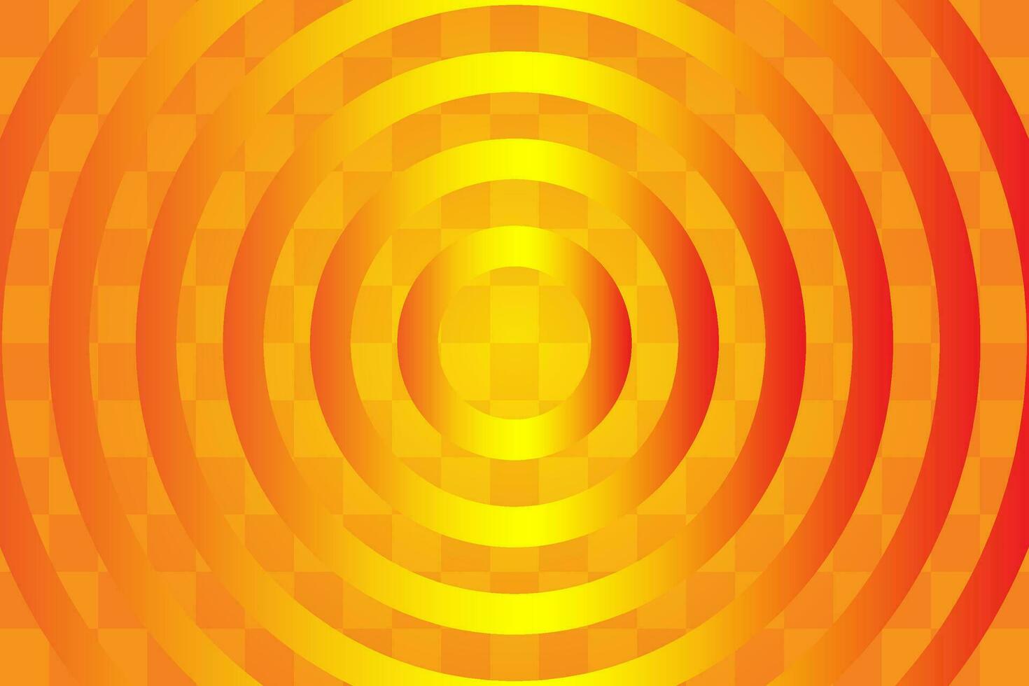 gestileerde meetkundig patroon en achtergrond. oranje elementen met doos en cirkels verloop. dynamisch vormen samenstelling. vector