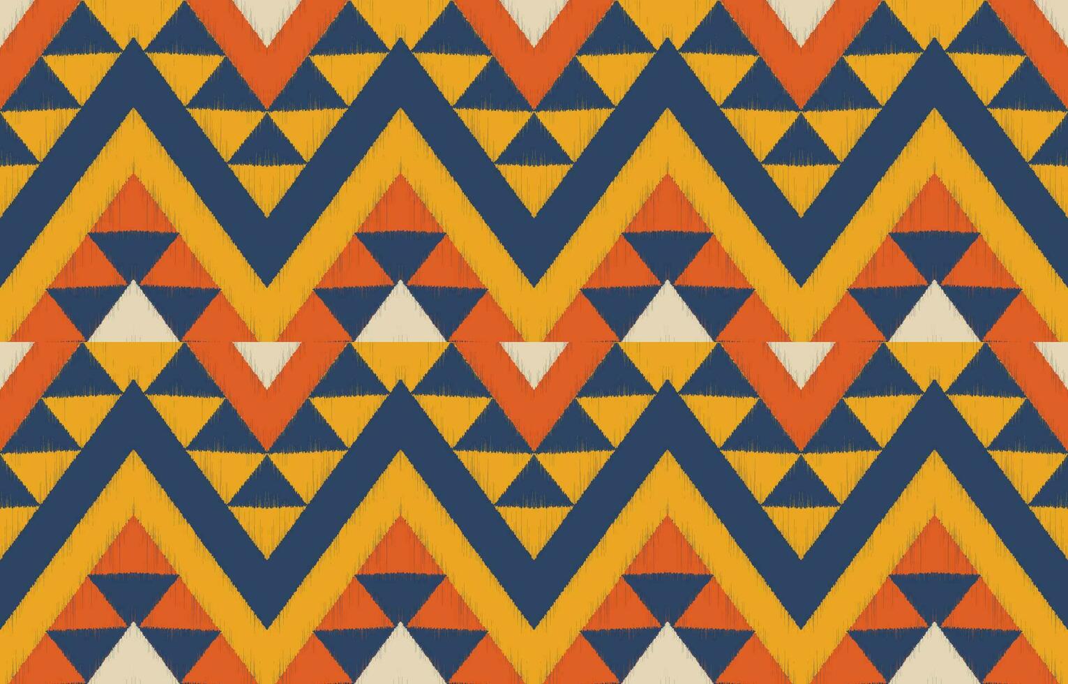 etnisch abstract ikat kunst. aztec ornament afdrukken. meetkundig etnisch patroon naadloos kleur oosters. ontwerp voor achtergrond ,gordijn, tapijt, behang, kleding, inpakken, batik, vector illustratie.