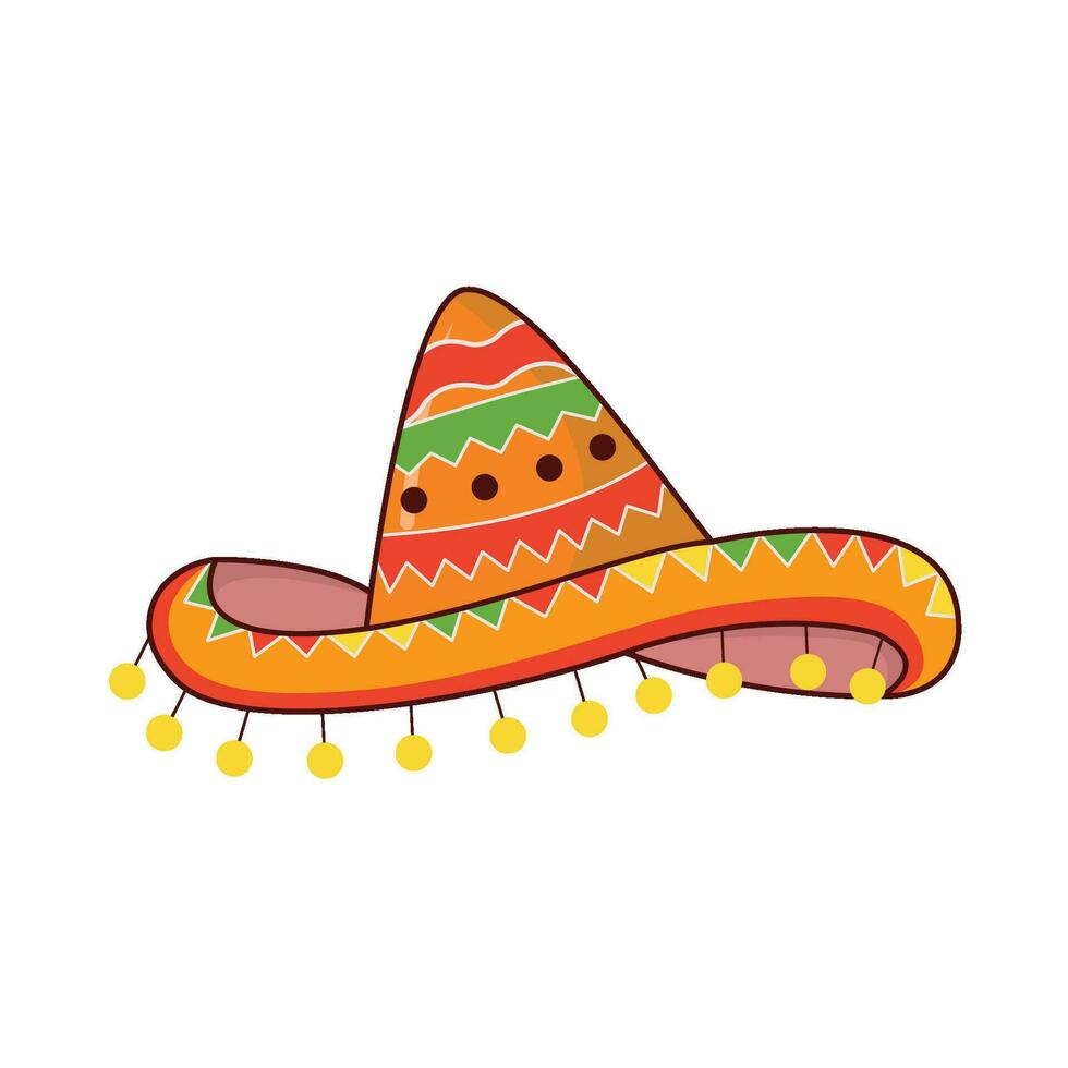 hoed Mexicaans illustratie vector