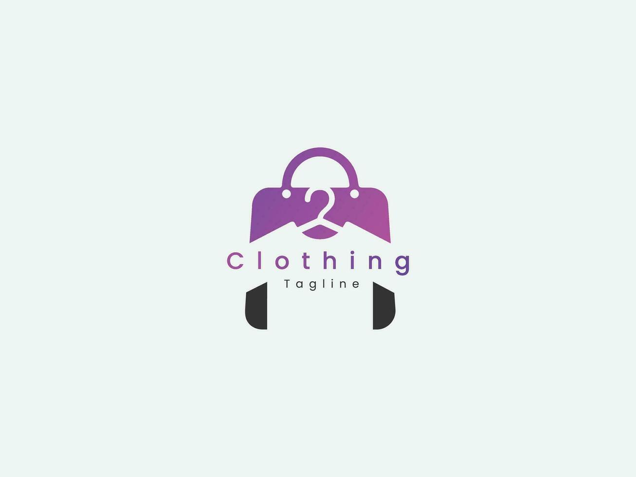 kleding logo ontwerp. t-shirt met een hanger. kleding bedrijf. t-shirt winkel logo ontwerp. jurk. financiën. jurk winkelen. op te slaan vector