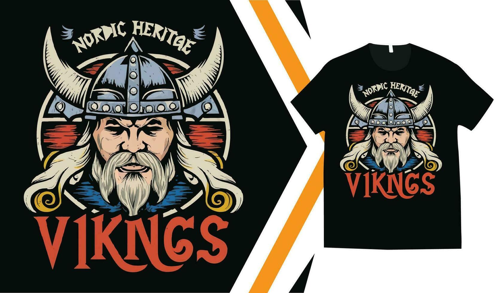 viking t-shirt ontwerp, Op maat vikingen t-shirt grafiek, viking krijgers t-shirt, kleding Op maat ontwerp afdrukken model. vector