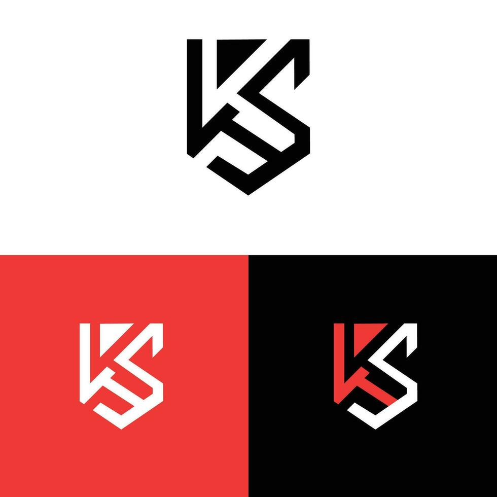 ks logo, ks monogram, eerste ks logo, brief ks logo, creatief icoon, modern, vector