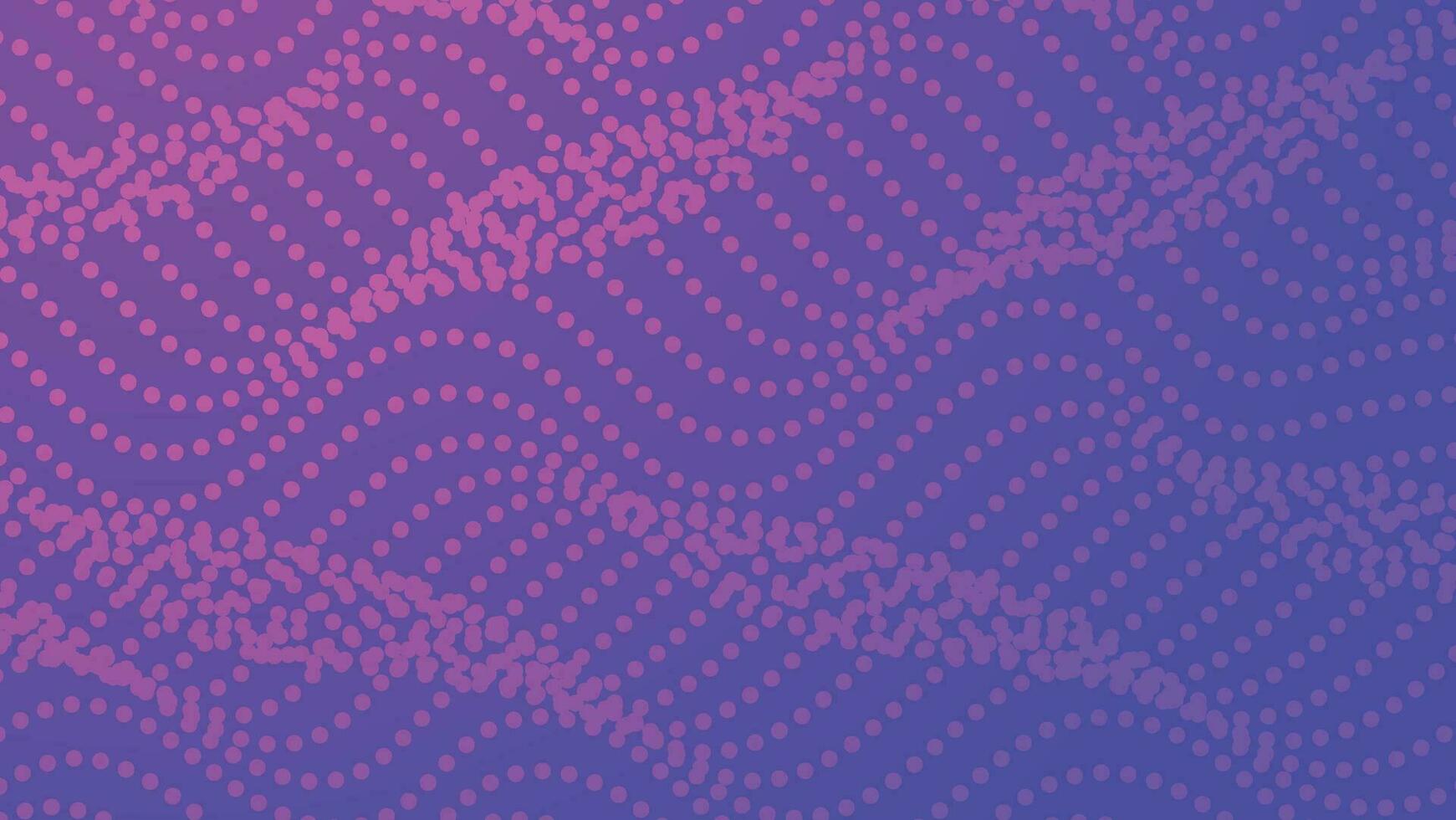 abstract achtergrond met dots golvend patroon Aan Purper kleur helling vector