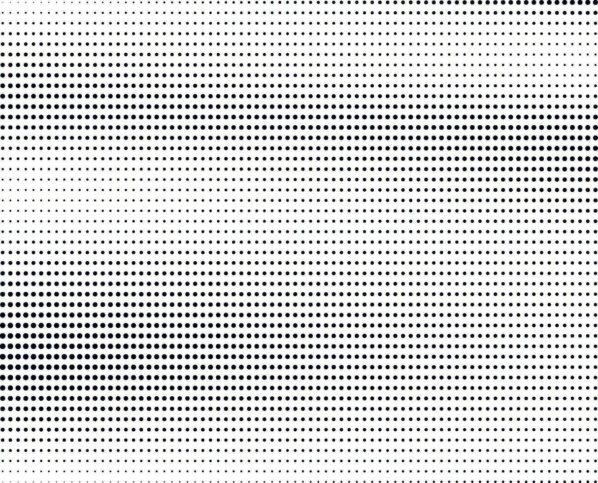 een zwart en wit halftone patroon met dots vector