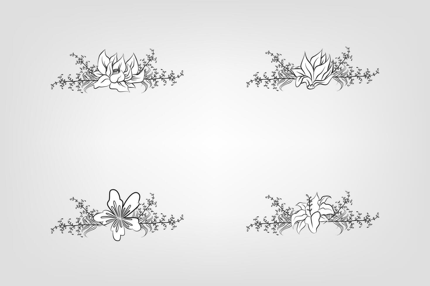 bloemen bloem gebladerte arrangement krans vector