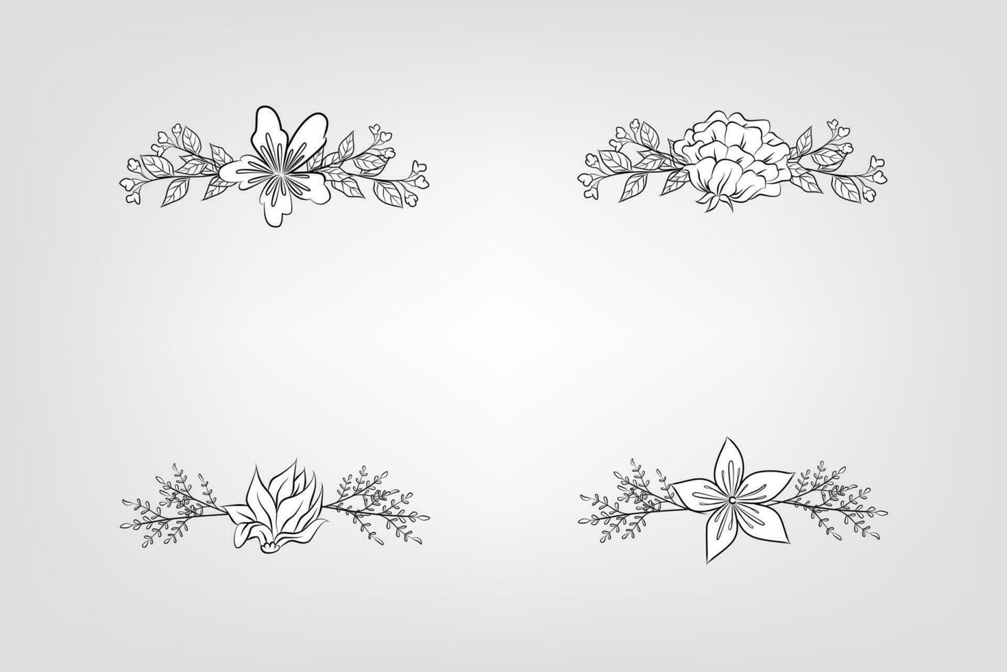 bloemen bloem gebladerte arrangement krans vector