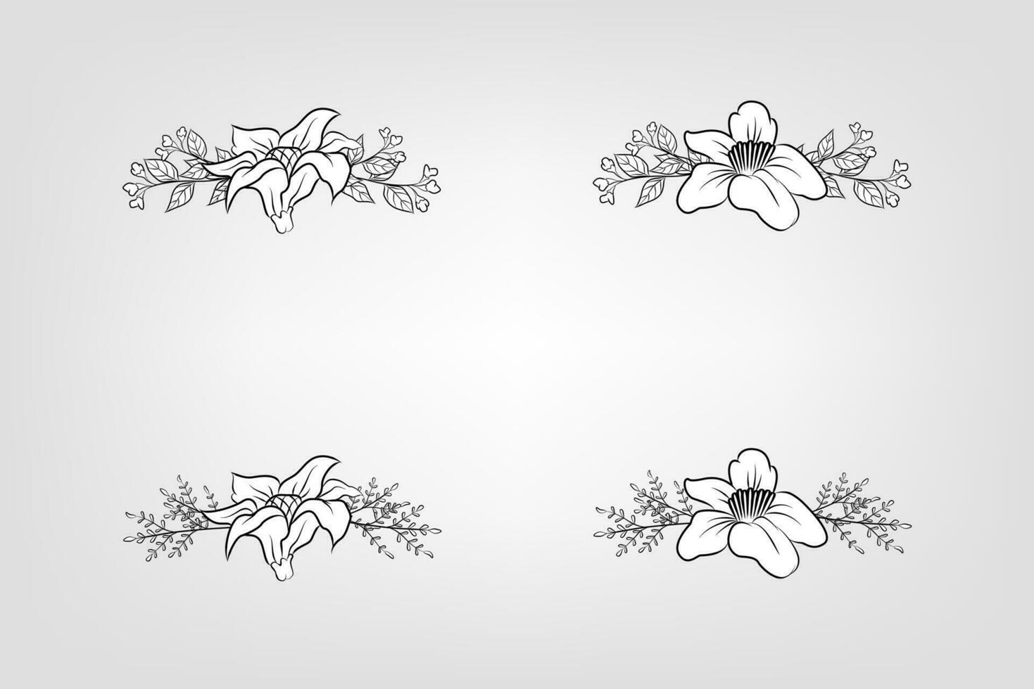 bloemen bloem gebladerte arrangement krans vector