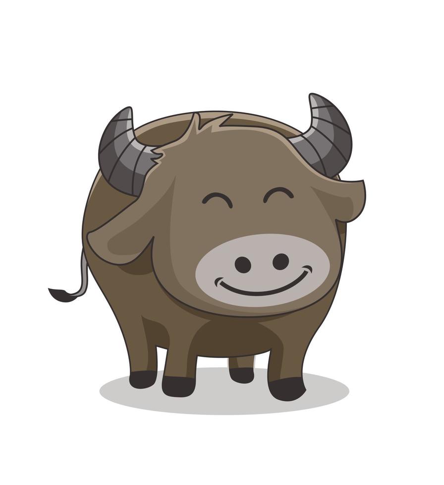 buffel illustraties cartoon vector