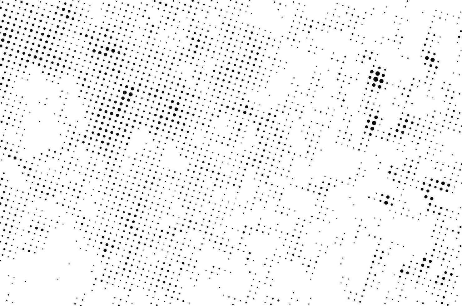 een zwart en wit halftone patroon met stippen, voor ontwerp extra effect grunge punt effect vector