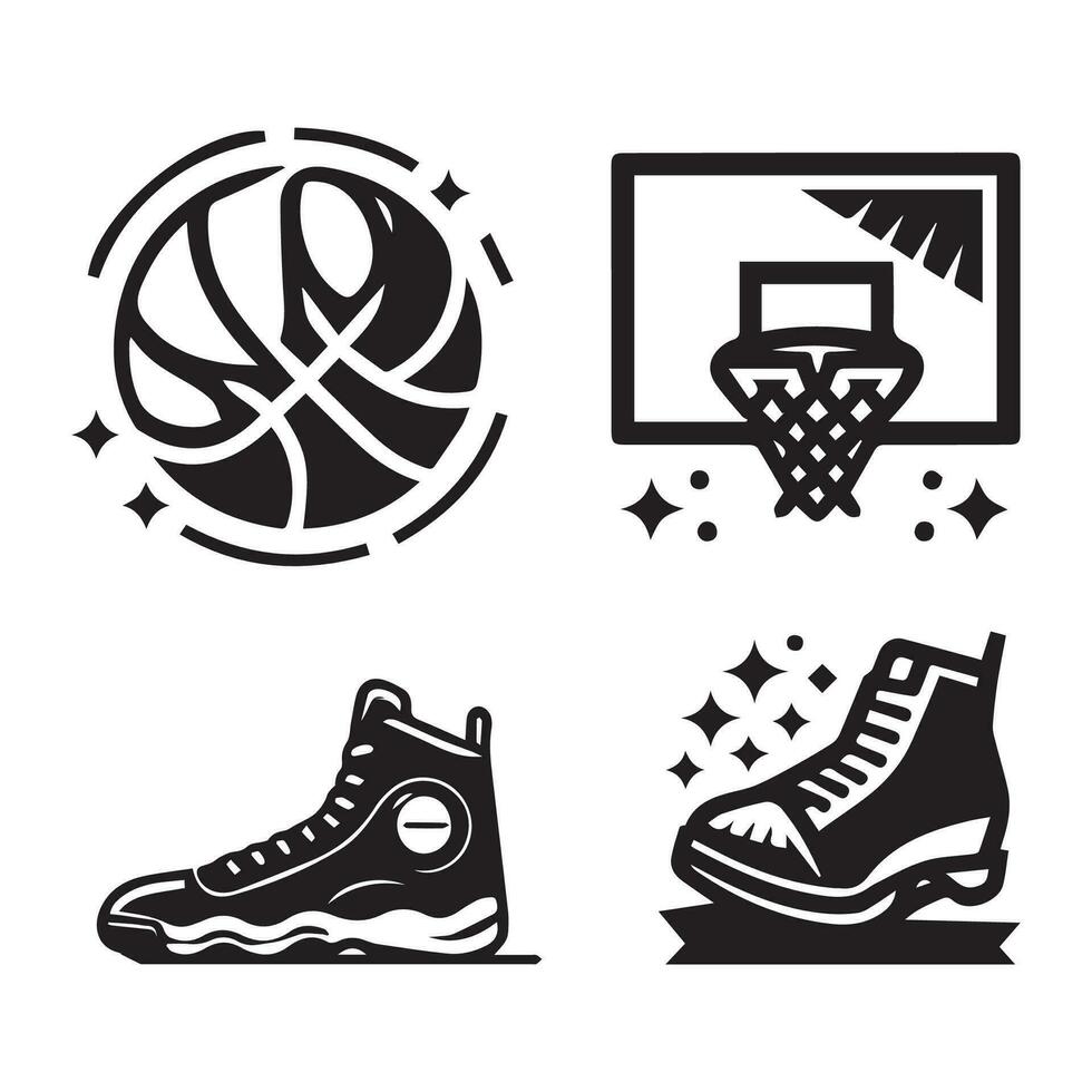 basketbal icoon perfect voor logo's, statistieken en infographics. vector