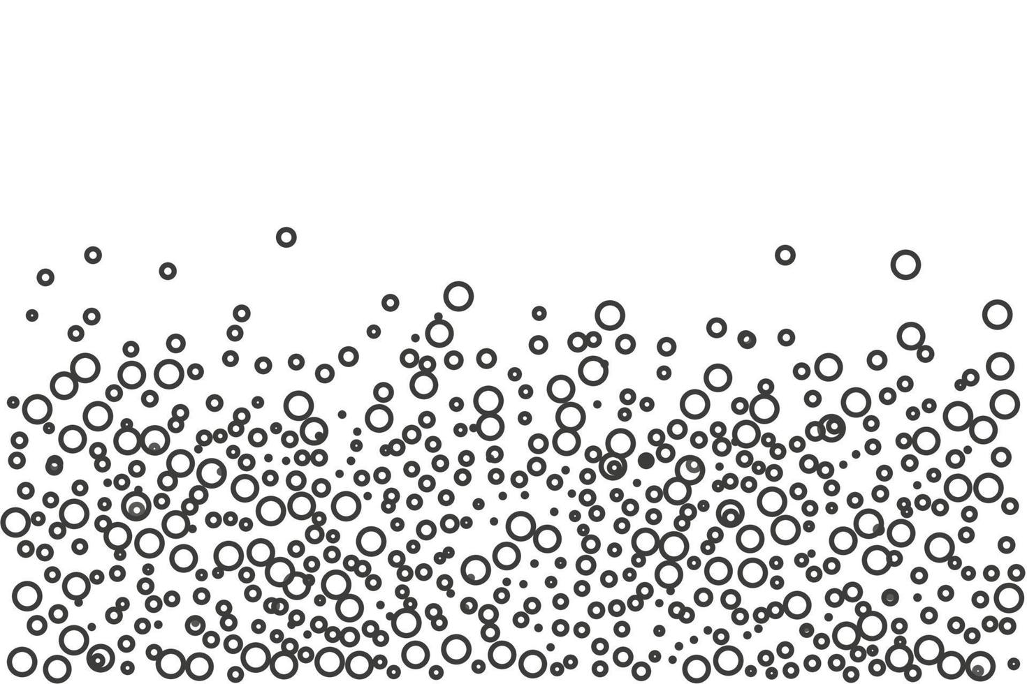 bubbels in water achtergrond. vectorillustratie in plat ontwerp vector