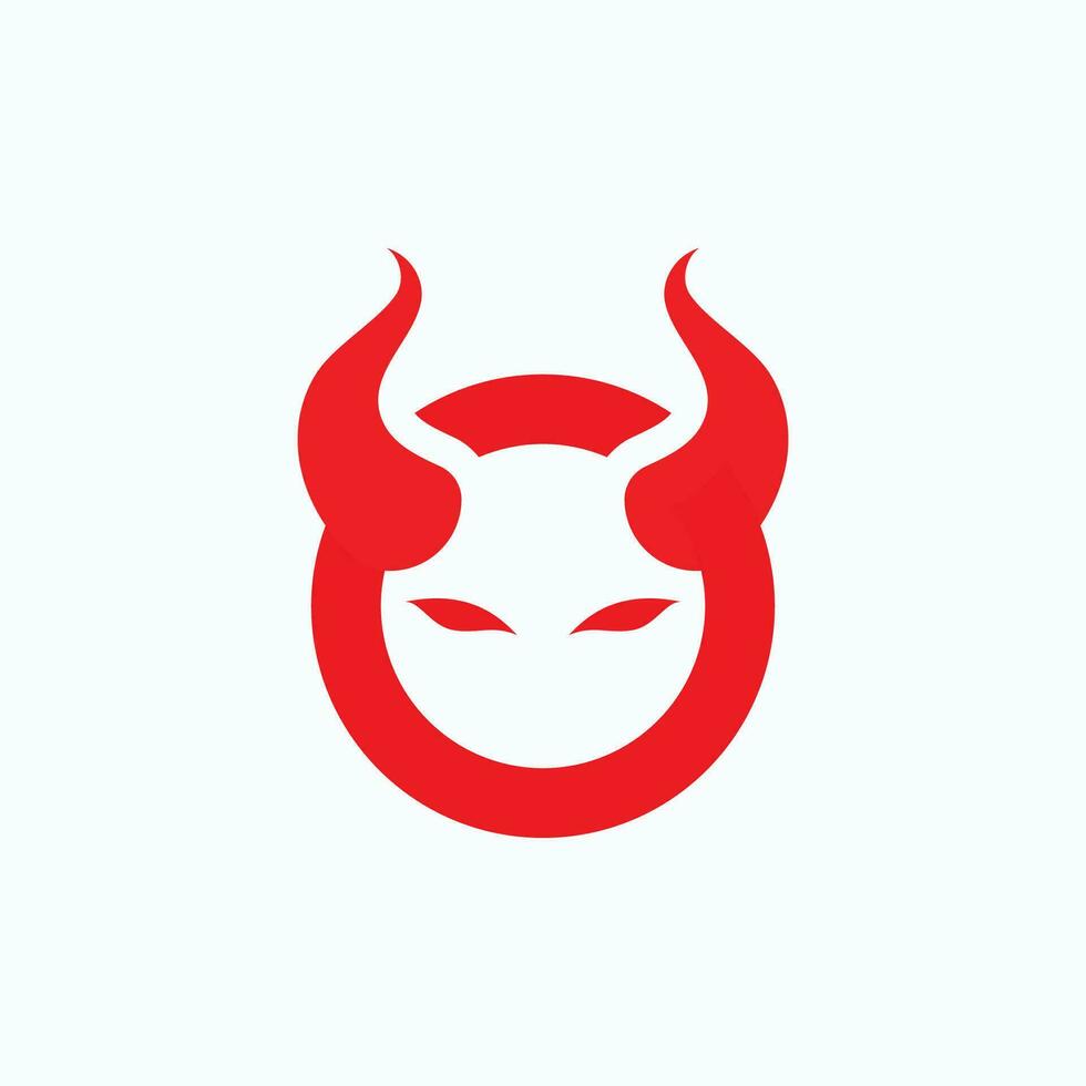 duivel logo symbool vector sjabloon