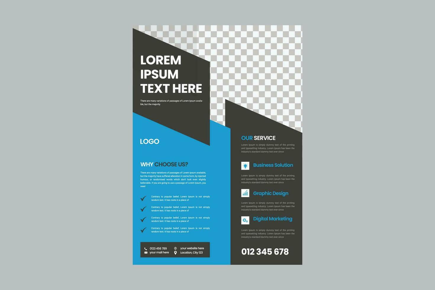 zakelijke bedrijf, digitaal afzet agentschap folder brochure ontwerp, Hoes modern lay-out, jaar- rapport, poster, folder in a4 sjabloon vector