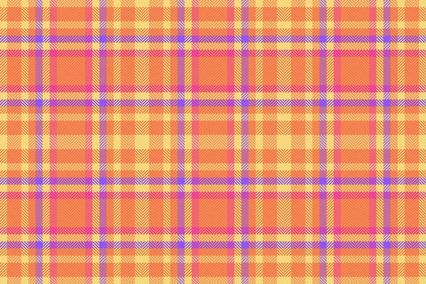 ontwerp Schotse ruit kleding stof patroon, inheems naadloos plaid vector. regelmatig structuur controleren textiel achtergrond in oranje en amber kleuren. vector