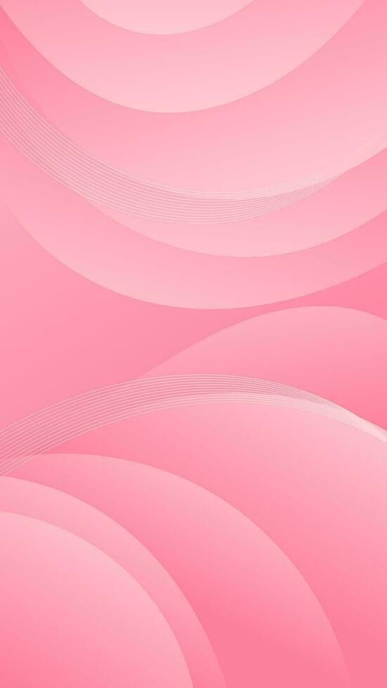 abstract helling roze vloeistof achtergrond. modern vector achtergrond ontwerp. dynamisch golven. vloeistof vormen samenstelling. fit voor sociaal media verhaal sjabloon