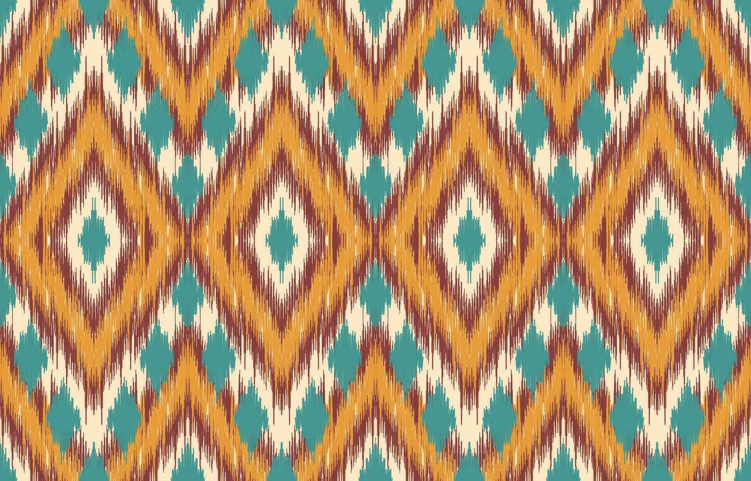 etnisch abstract ikat kunst. aztec ornament afdrukken. meetkundig etnisch patroon naadloos kleur oosters. ontwerp voor achtergrond ,gordijn, tapijt, behang, kleding, inpakken, batik, vector illustratie.