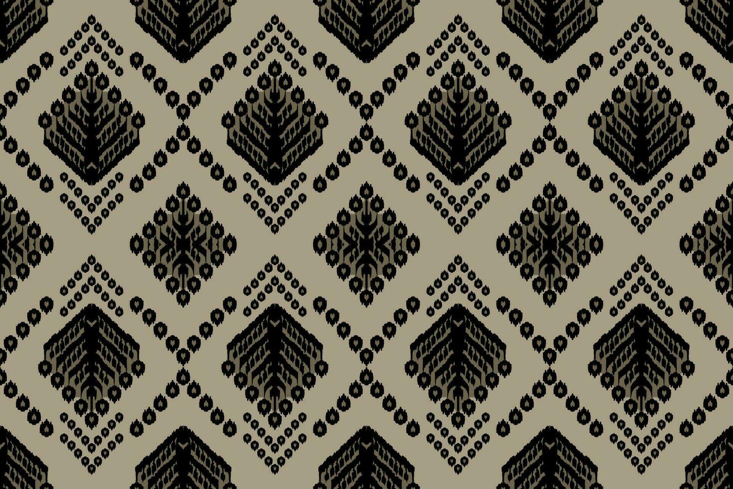 ikat tribal Indisch naadloos patroon. etnisch aztec kleding stof tapijt mandala ornament inheems boho chevron textiel.geometrisch Afrikaanse Amerikaans oosters traditioneel vector illustraties. borduurwerk stijl