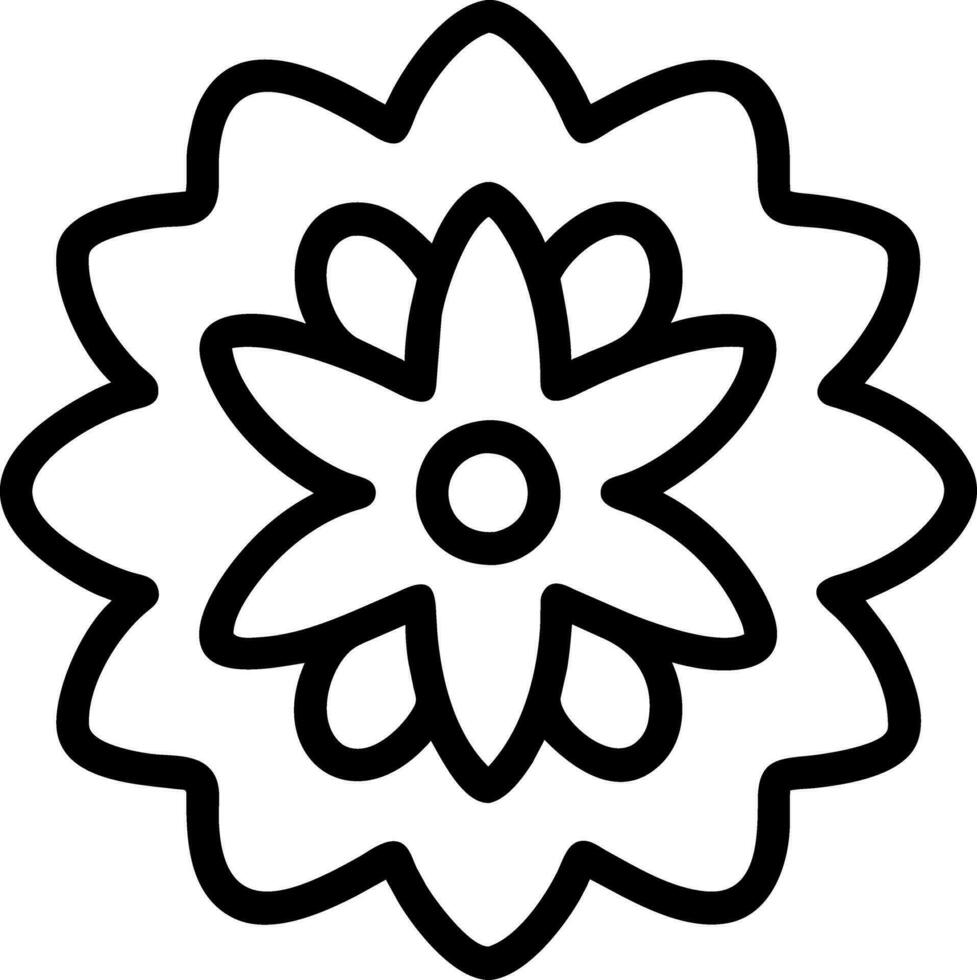 kleurboek bloem vector