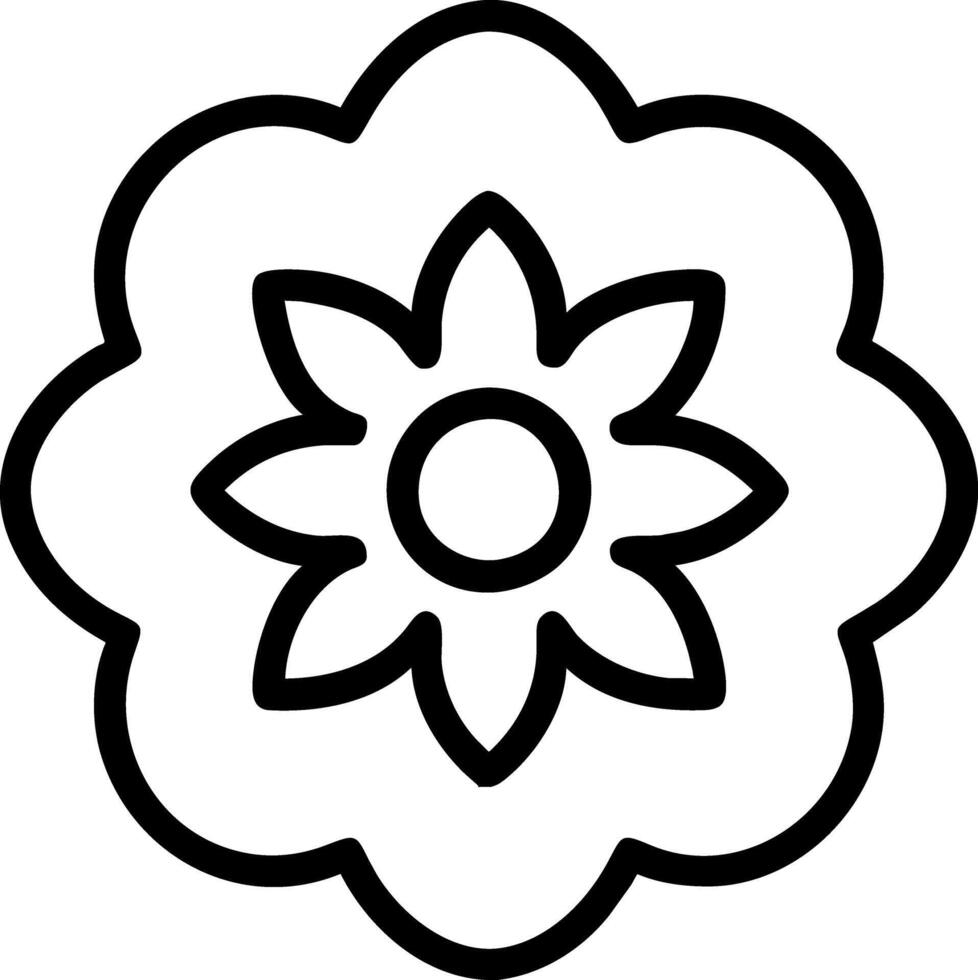 kleurboek bloem vector