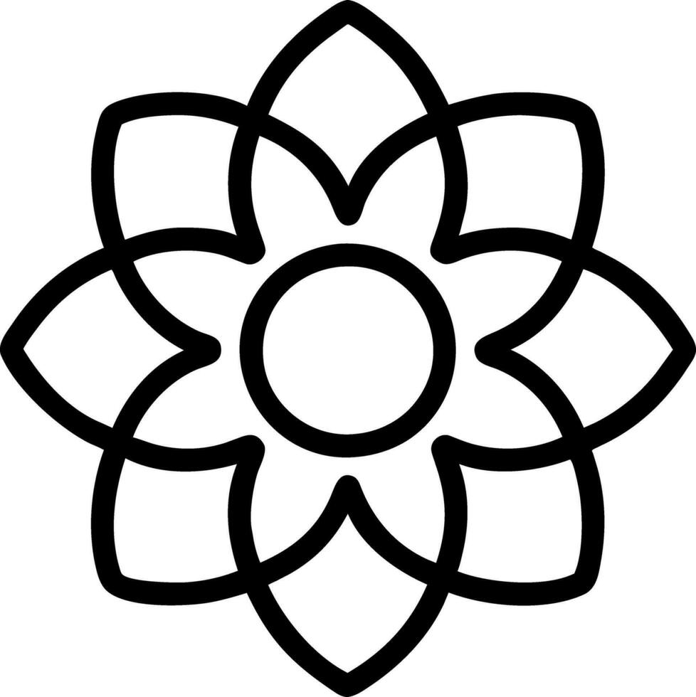 kleurboek bloem vector