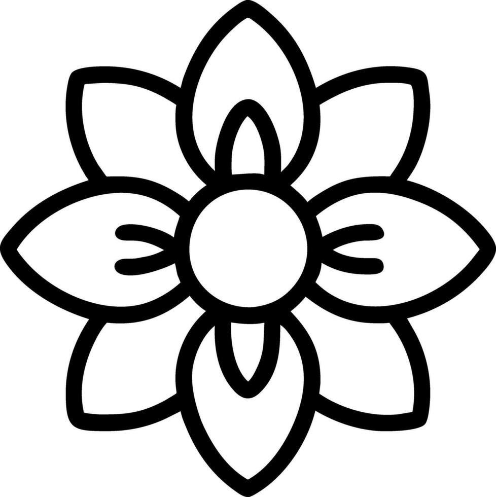 kleurboek bloem vector