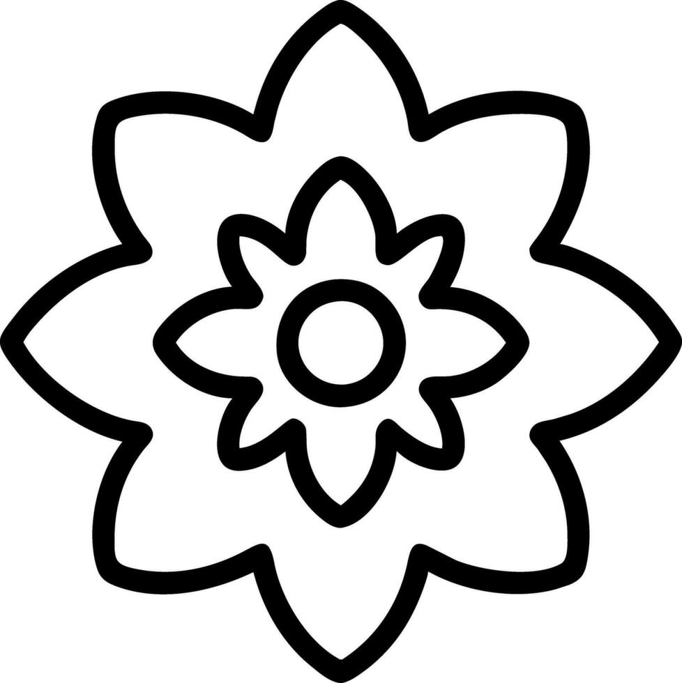 kleurboek bloem vector