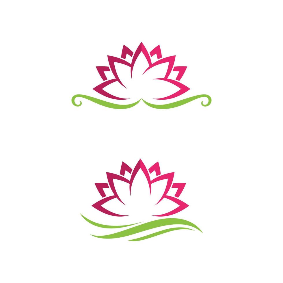 schoonheid lotusbloem vector icon