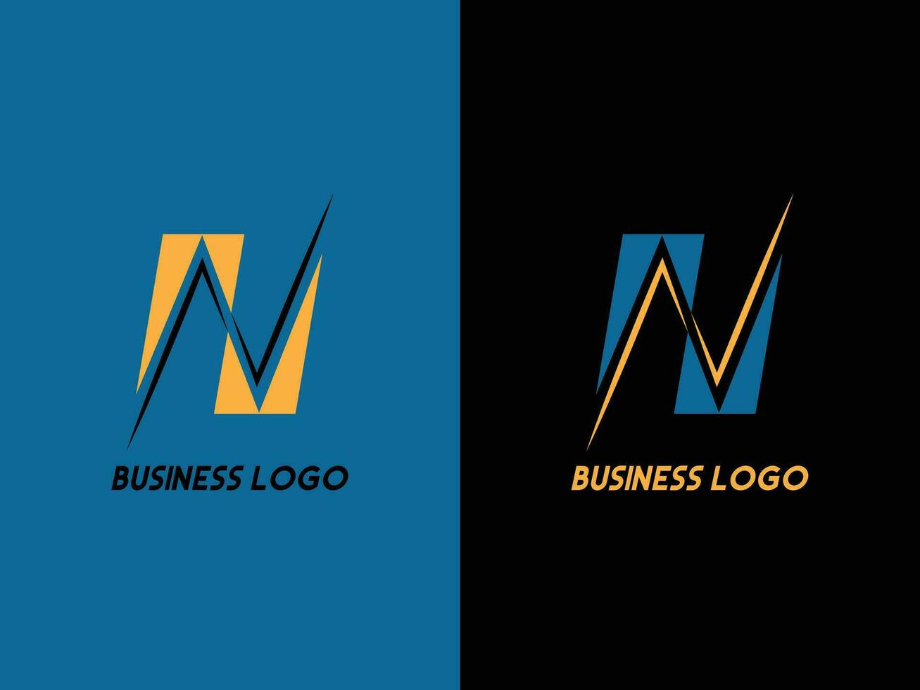 als uw bedrijf naam begint met n, vervolgens deze n brief logo is voor jij. vector