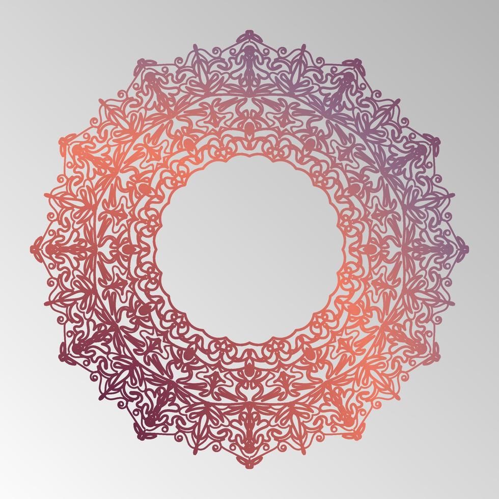 mandala vectorelement ronde ornament decoratie vector