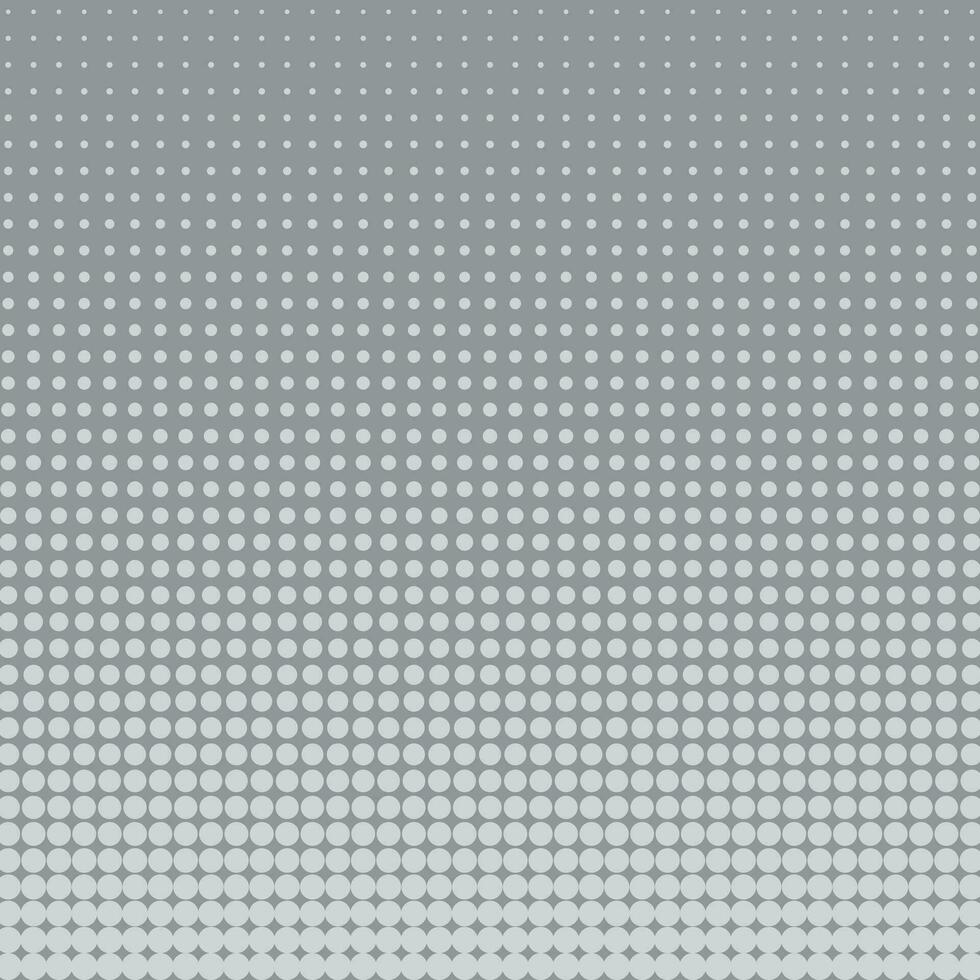 abstract lite grijs as kleur polka punt mengsel halftone patroon Aan grijs as kleur achtergrond vector